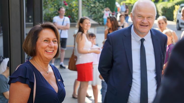 Nicole Westig MdB mit dem Generalkonsul der Republik Frankreich, Dr. Etienne Sur